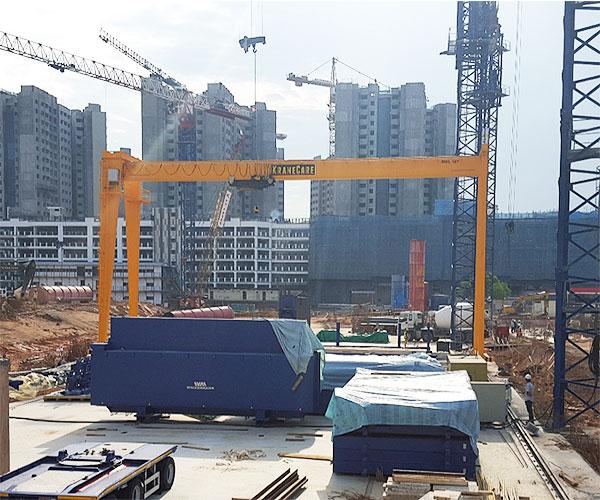 20T SWL Single Girder Gantry Crane